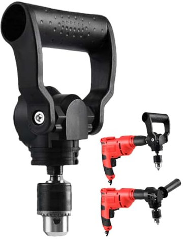 Trapano Adattatore A 90 Gradi - Accessorio Per Trapano Ad Angolo Retto, Trapano Con Supporto Magnetico Per Punte | Accessorio Mandrino In Metallo Per Carpenteria, Struttura Umanizzata, Angolo Di