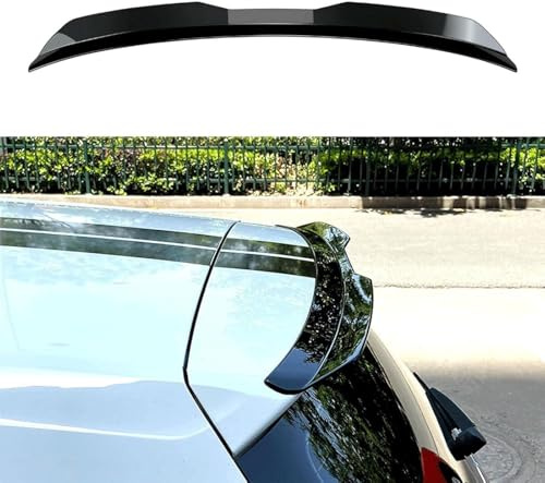 ZHJYFC66 Spoiler Posteriore Per Auto Per Skoda Fabia IV 2021 2022 2023 2024, Accessori Auto Elevata Resistenza Al Calore, Vernice Nera Lucida