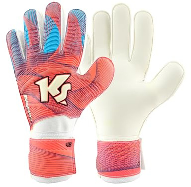 KEEPERsport Torwarthandschuhe Varan8 Zone FS mit Fingerschutz, Fußballhandschuhe mit Fingersave Kinder & Erwachsene, mit Lasche, Größen: 4-11