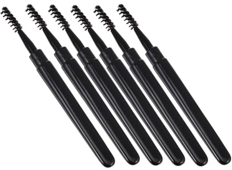 PACKOVE 6pezzi Pennello Per Ciglia Da Scovolino Per Ciglia e Sopracciglia Pennello Per Portatile Da Donna