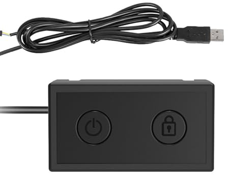 Switch di alimentazione per computer desktop, pulsante di blocco dello schermo del computer portatile, custodia SWANTS USB, guida di rete STUR HOME Office Internet, pulsante esterno