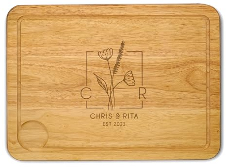 Personalised New Home Engraved Wooden Chopping Board Cheese Board Serving Board Cutting Novelty Gift Birthday Christmas Housewarming Wedding