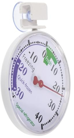 ZUNOXAZ Termometro Frigorifero con per Basse Temperature Sensore ad Alta Precisione Facile Installazione per Monitoraggio Congelatore e Conservazione Prodotti