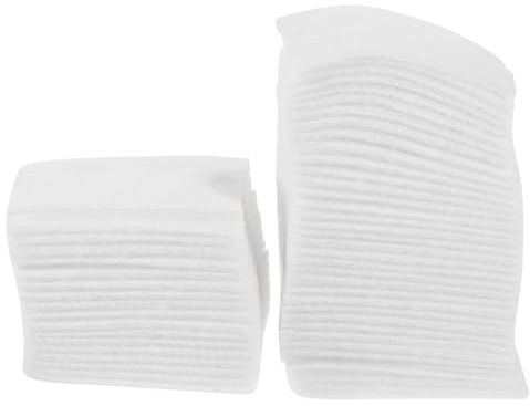 HAMPPLIES Tamponi di Cotone Struccanti Spessi 100 Pezzi Usa e Getta, Delicati per Viso e Cura del Corpo