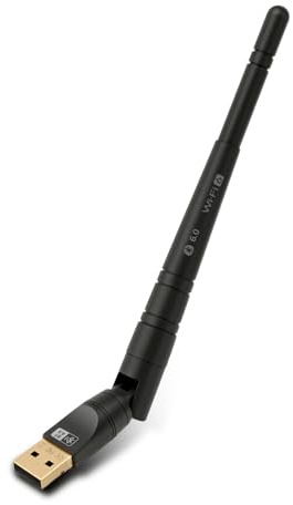 Bluetooth Adapter 6.0 Mit Großer Übertragungsreichweite für PC Windows 11/10/8.1, USB Dongle für Maus, Tastatur, Kopfhörer
