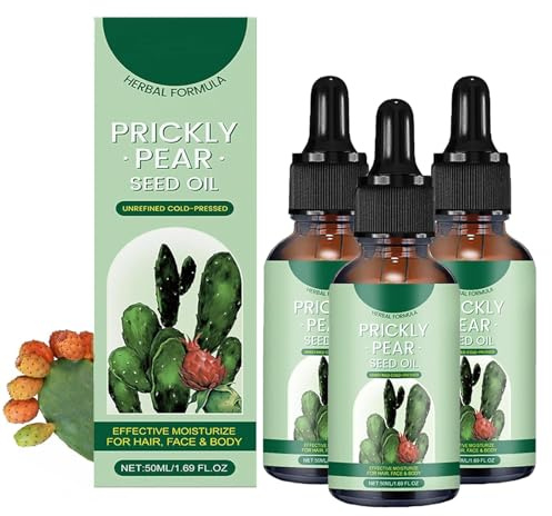 Olio di semi di cactus, olio di cactus biologico puro al 100%, idratante, anti-età e nutriente per la pelle. Adatto a viso, pelle, capelli e unghie.