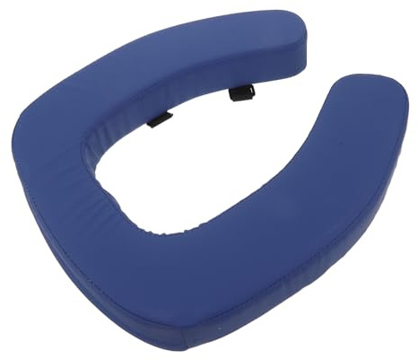 Gepolsterte Toilettensitzerhöhung 5cm mit Wasserdichtem Bezug | Blau, Hochdichtes Schaumstoffpolster, 2-zoll Dicke Ausführung, Sicherer Sitz für Toilette und Wc