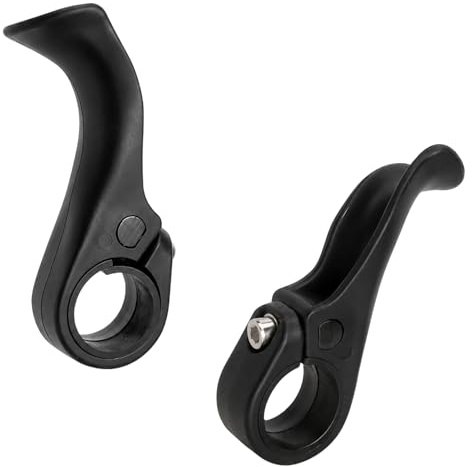 Corne VTT, Corne de Guidon pour 1 Paire - Poignée VTT légère, Poignées de Guidon de Vélo 22 mm, Poignée Vélo Ergonomique Corne pour Poignées de Guidon