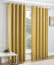 Enhanced Living Vogue Ochre 66 x 72 inch (168x183cm) Eyelet Thermal Noise Reducing Dim Out Curtains for Bedroom and Living Room