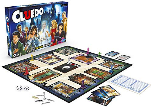 Hasbro Gaming Cluedo Spiel; mit dem Geist von Frau Weiß; Detektivspiel für Kinder ab 8 Jahren - Exklusiv bei Amazon