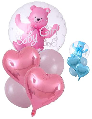 DIWULI It’s a Girl Ballon Set - Baby Girl Babyparty Deko