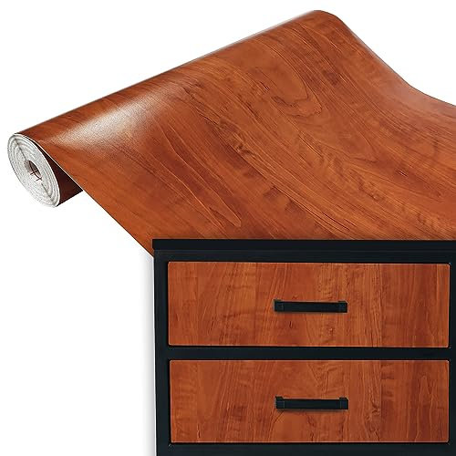 DecoMeister pellicole adesive effetto legno decorative decorazioni in pellicola autoadesiva a per mobili venatura del legno 45x100 cm Rovere Calvados