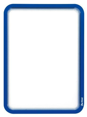 Djois, 195061 - Magnetischer Displayrahmen Magneto Solo, A3, Blau, 2 Stück, Einzigartiges Design, 4 Magnetstreifen, Blendfreie Oberfläche, Ideal für Büros, Fabriken, Schulen, Visuelle Kommunikation