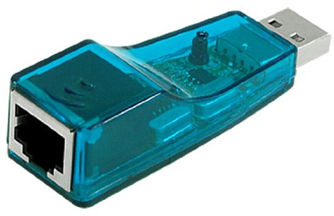 Ruilogod Adaptador de zócalo de la Tarjeta LAN de Alta Velocidad USB 2.0 a RJ-45