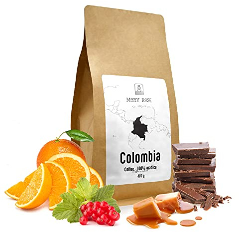 Mary Rose Kaffeebohnen Kolumbien Medellin | Kolumbianischer Kaffee | Kaffeespezialitäten | Omniroast | Kolumbien | Frisch gerösteter Kaffee | 400g