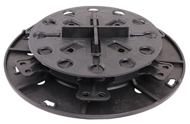 Gartenwelt Riegelsberger Plattenlager PRO 27-40 mm 96 Stk. inkl. Pad 2 mm | Für Keramik-, Stein- und Betonplatten | Höhenverstellbar, bis 1.000 kg belastbar, UV- & witterungsbeständig