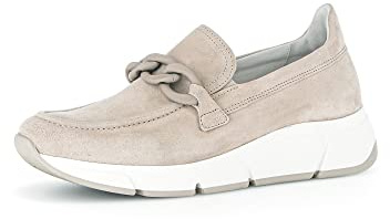 Gabor Donna Mocassini, Signora Pantofole,Soletta Removibile,Scarpe da College,Pantofola,Scarpe Business,Beige (Oasi),41 EU / 7.5 UK