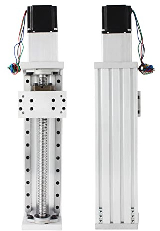 RATTMMOTOR Lineartisch-Aktuator,CNC Linearantrieb Effektiver Hub 300mm Linearführung Mini CNC Lineartischantrieb Kugelumlaufspindel SFU1605 Mit Nema23 Schrittmotor