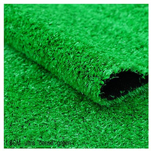 La Largeur du Tapis de Gazon Artificiel Super Dense est de 2 mètres de Faux Gazon pour Balcon de Jardin, Hauteur de Pile de 15 mm (2x1,5 m)