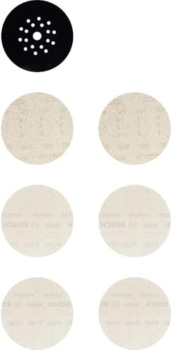 Bosch Accessories 2608901667 Schleifnetz für Trockenbauschleifer Körnung 80, 120, 180 (Ø) 225 mm 1 Set