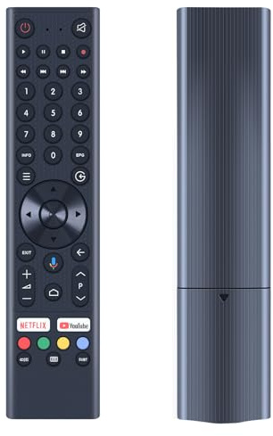 GOUYESHO hr46a stt001 telecomando di ricambio adatto per CHIQ smart tech, compatibile con RM-C3414 30604611CXHUN004 EC43S1A EC50S1A EC55S1A BLAUPUNKT BA32H4142LEB（Nessuna funzione vocale）