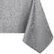 smiry Tischdecke Abwaschbar Ornamente Rechteckig 140 x 100 cm Tischtuch Damast Tafeldecke Kratzfest aus Polyester Pflegeleicht für Küche, Party - Grau