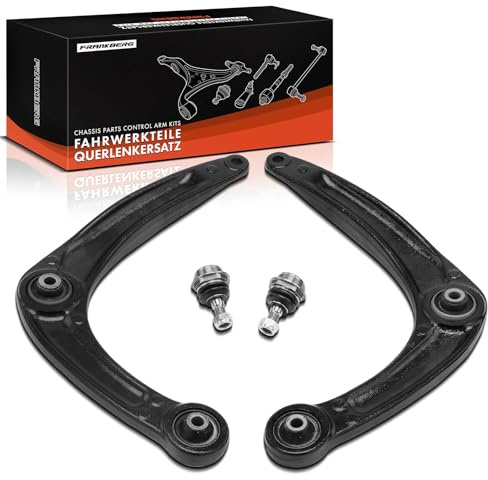 Frankberg 2x Querlenker + 2x Traggelenk 364053 | Kompatibel mit 307 3A/C, 307 SW 3H, C4 Grand Picasso I UA, Berlingo/Berlingo First Kasten/MPV M, Berlingo Kasten/MPV B9