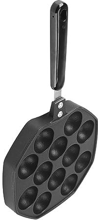 Pfannenform, 35 X 19 X 3, 12 Mulden, Aluminium, Antihaftbeschichtet, Takoyaki-Grillpfanne, Platte, Oktopus-Kugel, Pfannkuchen-Maker, Backform