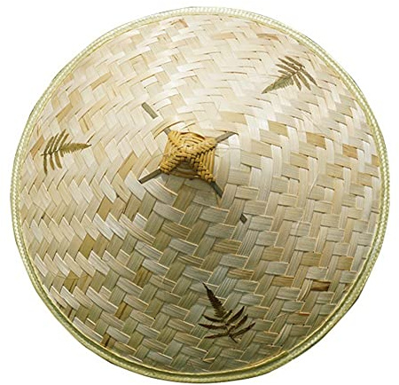 Lpitoy Bambus-Rattan-Hut, Bequem, Retro, Handgefertigt, Webart, Strohhut, Tourismus, Reisen, Bauernhof, Mütze, Angeln, Bauer, Sonnenschutzhut