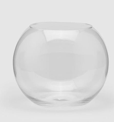EDG Enzo De Gasperi Vaso Sfera H 24,5 Cm D 30 Cm Vetro Natural Trasparente