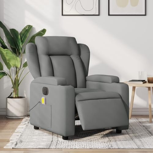 IKAYAA Massagesessel Elektrisch Verstellbar Elektrischer Fernsehsessel Massage Sessel Wohnzimmer Relaxsessel mit Liegefunktion Liegesessel Relaxliege Bequem Massagefunktion Massagestuhl