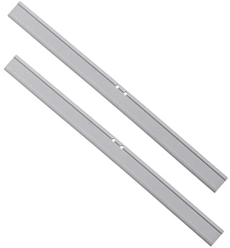 MOLUCKFU 2pcs Glass Wiper Substitute Rubber Strips for Home Window Cleaning Practical Replacement for Squeegee 10-inch Soft Edge for Mirrors and Shower Doors