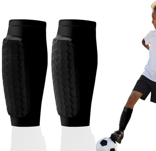 Sport Schienbeinschutz für Kinder, Schienbeinschoner, 1 Paarski schienbeinschoner, schienbeinschoner für fußball,stoßfest- Fußballausrüstung Kinder & Jugendliche (Schwarz, S)