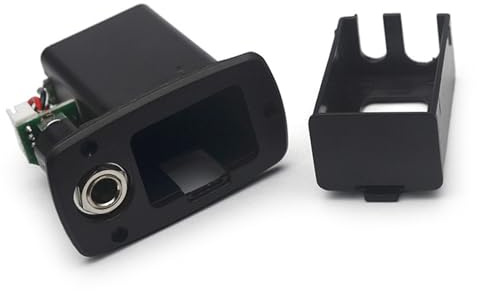 Boîtier de batterie 9 V pour guitare basse active, compartiment à piles 9 V pour guitare électrique et basse