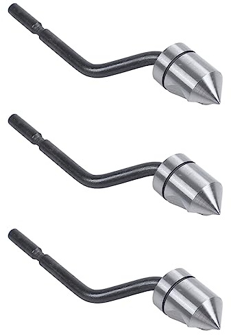 Qarmijaer 3X BC1041 10.4mm Dia Cranked Countersink Deburring Tool for Metal Plastic