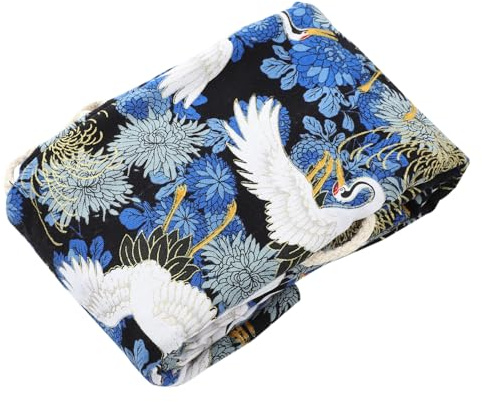 UTHCLO Bolsa Protectora para Flauta de Tela de Algodón Azul, Portátil y Resistente para Proteger Instrumentos Musicales en Exteriores y Ocasiones Formales