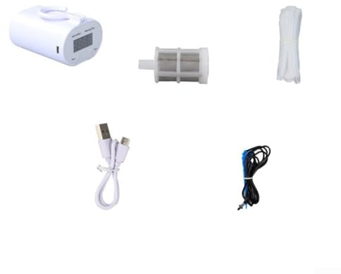 Yuanpgky 4 Tube Automatic Watering System, 8 Tube Plant Irrigation Kit for Home Garden Office Potted Plants, ABS Material with USB Power, Customizable Timer and Drip(04)