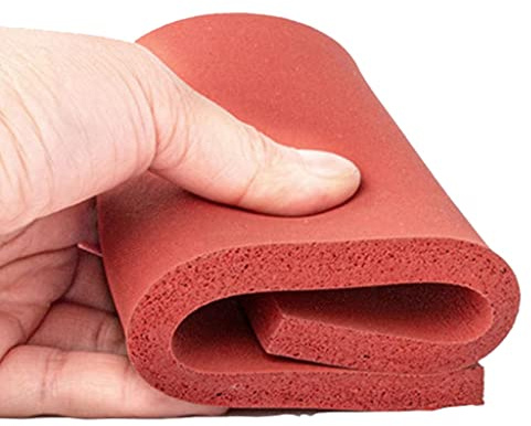 Sponge Foam Board ， Silicone Pad Super Soft Sponge Foam Board High Temperature Resistant, 1pcs(180 x 250 x 5mm)