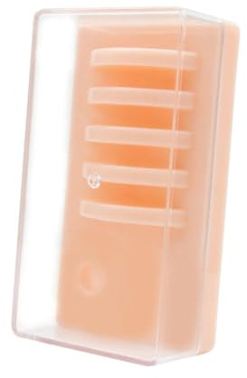 QSTDGVPW Paleta Acrílica para Injerto de Pestañas con Tapa para Principiantes, Resistente, Soporte para Pestañas, Almacenamiento de Extensiones de Pestañas Par, Rosa