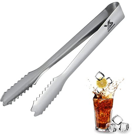 MSY BIGSUNNY 18 cm Eiszange, Edelstahl Cube Zucker Zange, langlebig