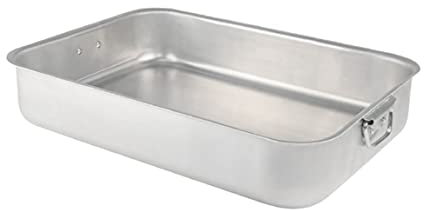 Pentalux Padella per Arrostire Teglia LASAGNERA PROFESSIONALE 35 cm Rettangolare Argento Acciaio Inossidabile