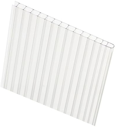 FP FLUOROLITEPLASTICS WE'VE GOT YOU COVERED Fluorolite Plastics | Twin Wall Panels | Greenhouse Panels | Elevator Multi-Wall Light Cover Replacement | Size: 32 x 30 | 6MM | 2 Pack