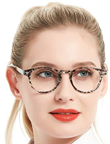 OCCI CHIARI Reading Glasses 1.75 Womens Trendy Round Readers 1.0 1.25 1.5 1.75 2.0 2.25 2.5 2.75 3.0 3.5 4.0 5.0 6.0(Tortoise,1.75)
