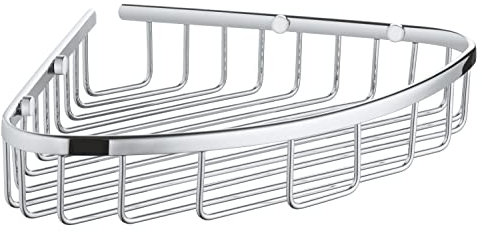 GROHE Start Cosmopolitan - Seifenkorb (Material: Metall, für Eckmontage, inkl. Schrauben und Dübel), chrom, 41172000