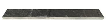 Jardinex Bordure de Piquet Ardoise clivée 80x10x3 cm - Noir (Lot de 5)