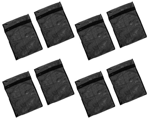 8 Pezzi Borsa Per Biancheria Nera Piccola Borsa Per La Biancheria Borsa Per La Biancheria Intima Sacchi a Per Biancheria Filtro a Poliestere Viaggiare Reggiseno Borsa Asciutta