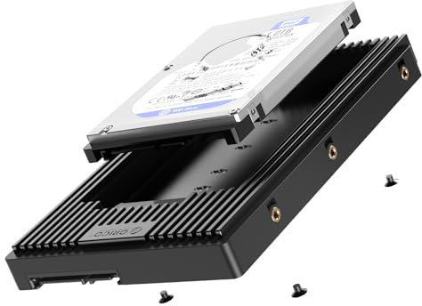 ORICO 2.5 to 3.5 SATA Hard Drive Adapter Mounting Bracket Hard Drive Caddy for 7/9.5/12.5mm 2.5 inch HDD/SSD-D2SS