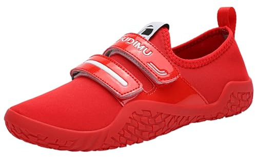 ZHENSI Scarpe da Stacco, Scarpe da Sollevamento Pesi Squat Scarpe da Ginnastica Fitness per Cross Trainer Indoor A Piedi Nudi per Uomo Donna,Rosso,43 EU