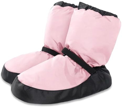 Zapatos de Baile para Niñas, Botas de Ballet, Suela Suave, Botas de Baile de Calentamiento Engrosadas con Correa Ajustable, Zapatos de Ballet para niñas Impermeables y Resistentes al Desgaste para En