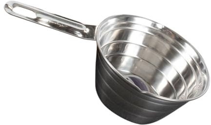 DOITOOL Cuchara Medidora de Café de Acero Inoxidable Mango Largo Taza Medidora Portátil Escala Clara para Repostería y Cocina Herramienta de Medición Precisa para Hornear y Preparar
